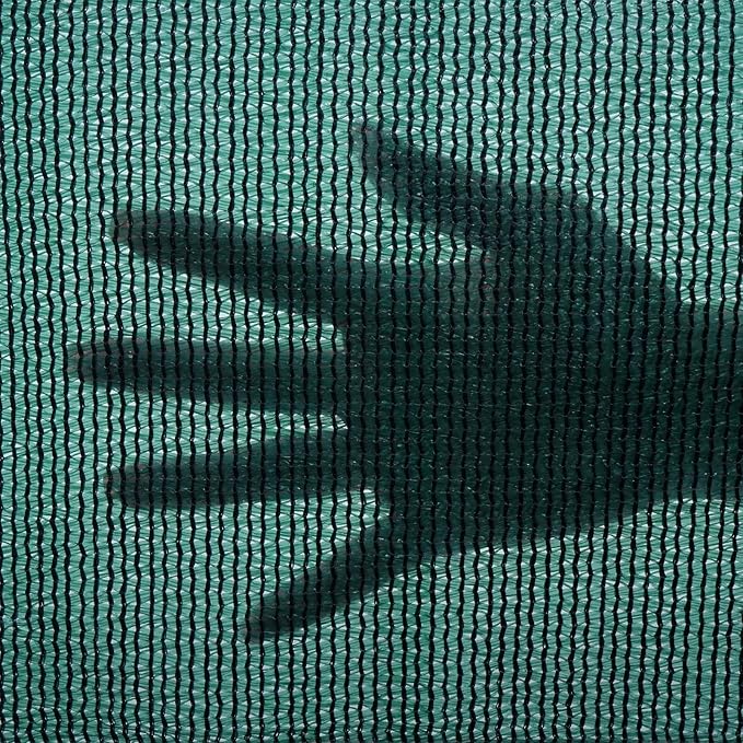 80% Shade Cloth - Sun Shade Cloth Mesh Tarp with Grommets for Plant Cover 4X10FT Patio Canopy Garden Pergola Greenhouse Car Barn Kennel