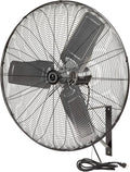 TPI Corporation Single Phase Wall Mount Commercial Circulator – 30" Diameter, 120 Volt Exhaust Fan – Ventilation Fans. Commercial Extractor Fans
