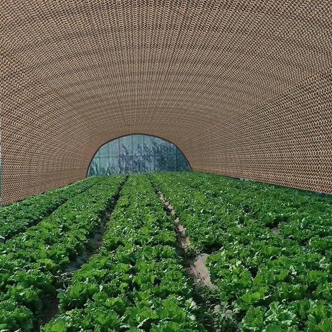 80% Sunblock Shade Cloth Net Resistant - 18x26Ft Garden Shade Mesh for Plant Cover, Greenhouse, Chicken Coop, Kennels, Tomatoes Plants