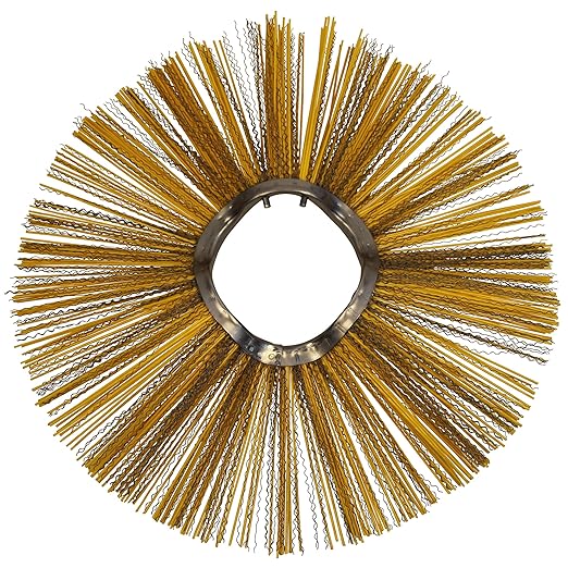 MB Replacement Brushes, 32 x 10 Inch Convoluted Poly/Wire Wafers, for Various Sweeping Brooms and Machines, Pack of 25