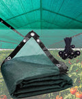 90% Green Shade Cloth 20ft x 24ft Heavy Duty Outdoor Mesh Tarp with Grommets, Sun Shade Canopy for Patio, Garden, Greenhouse, Chicken Coops, Plants Vegetables, Swimming Pool