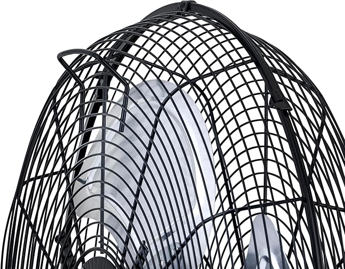NewAir 20" High Velocity Outdoor Fan, Heavy Duty Waterproof 2-in-1 Floor Stand or Wall Mount Fan, Adjustable Tilt and 3 Speeds up to 4650 CFM | Wall Fan or Garage Fan for Indoor, Patio, Gym or Porch