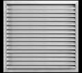 HVAC Premium 32"W x 34"H Aluminum Exterior Gable Louver Vent for Walls & Crawlspace - Weather-Resistant Air Grille with Screen Mesh - [Outer Dimensions 33.75"W x 35.75"H]