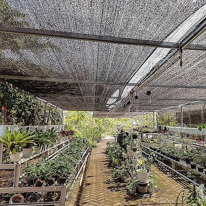 60% Shade Cloth Roll 5' x 100 FT with Grommets, UV Resistant Sunblock Mesh Cover for Garden, Greenhouse, Plants, Patio, Kennel, Green