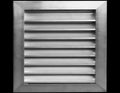 HVAC Premium 22"W x 22"H Aluminum Exterior Gable Louver Vent for Walls & Crawlspace - Weather-Resistant Air Grille with Screen Mesh - [Outer Dimensions 23.75"W x 23.75"H]