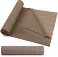 95% 6ft x 100ft Bulk Eyelets Shade Cloth Roll Sunblock Shade UV Resistant Net Windscreen Cover Fabric Roll for Garden Greenhouse Flower Plant Patio Kennel Canopy(Brown, 1 Pcs)