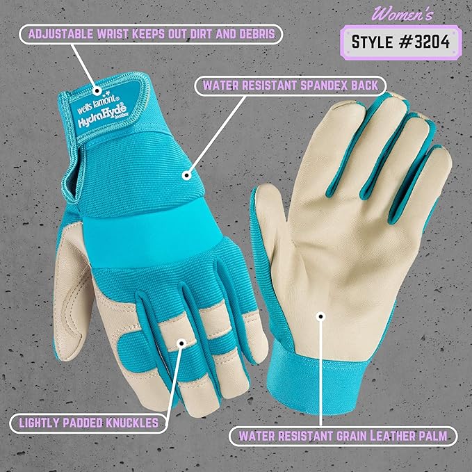 Wells Lamont Women's Hybrid Work/Gardening Gloves