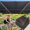 Sukh Shade Cloth for Garden - 70% Sunblock Shade Cloth for Garden Black Mesh Tarp 6.5 x 10 FT Sun Shade Cloth Sun Cover Sunshade Net for Outdoor, Patio, Plant, Greenhouse