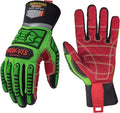 Seibertron High-Vis Series Cut Resistant Reducing Anti-Impact Mechanics Heavy Duty Safety Rescue Oil and Gas Gloves
