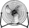 20 Inch Floor Fan, Max 4650 CFM Industrial Fan, 3-speed and 360°Adjustable Tilt, Metal Construction and Aluminum Blades, Ideal for Warehouse, Workshop, Factory, Garage