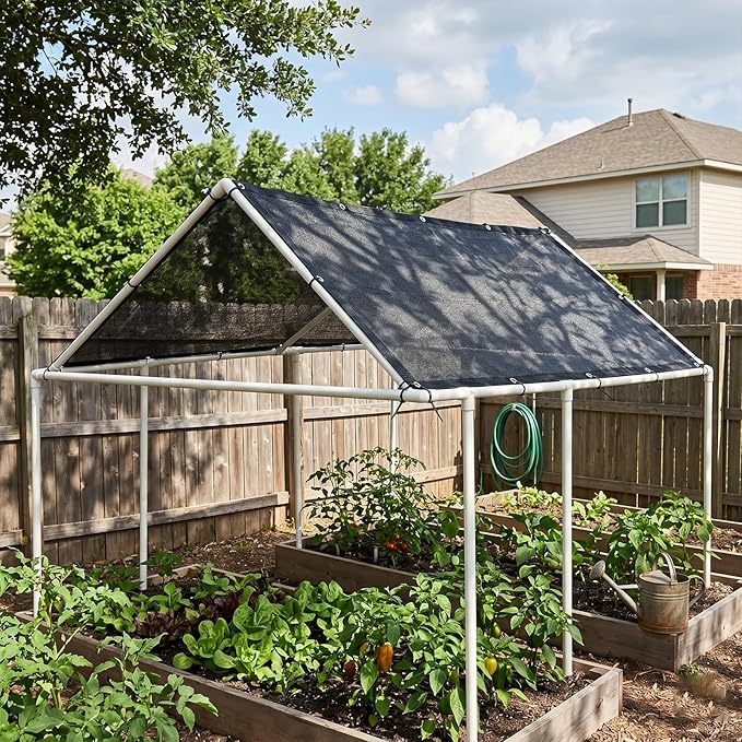 Royal Shade 70% Black Shade Cloth Custom Size 3FT x 19FT Mesh Tarp with Grommets for Garden Patio, Plant Shading, Greenhouse, Pergola, Chicken Coop, Dog Kennel, Lawn. (We Make Custom Size)