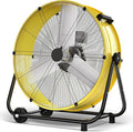 Uthfy 21800 CFM Heavy Duty Industrial Drum Fan, 36 Inch 600W High Velocity Floor Fan with 3 Speeds, 360° Tilt Metal Garage Fan for Warehouse, Commercial, Workshop, Factory and Basement