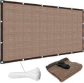 Shade Cloth for Garden, 90% Sun Shade Cloth for Outdoor Patio, 6 FT x 26 FT Pergola Shade Cover Canopy Privacy Screen Balcony, Mesh Tarp Sun Screens for Patio, Garden, Outdoor, Backyard -Mocha
