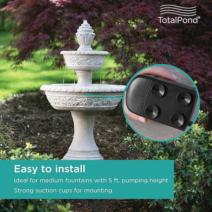 TotalPond 300 GPH Fountain Pump,Black