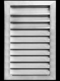 HVAC Premium 14"W x 22"H Aluminum Exterior Gable Louver Vent for Walls & Crawlspace - Weather-Resistant Air Grille with Screen Mesh - [Outer Dimensions 15.75"W x 23.75"H]
