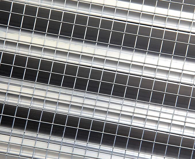 HVAC Premium 24"W x 12"H Aluminum Exterior Gable Louver Vent for Walls & Crawlspace - Weather-Resistant Air Grille with Screen Mesh - [Outer Dimensions 25.75"W x 13.75"H]