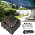 16x25 FT 90% Shade Cloth, Chicken Coop Shade Cover, Sturdy Sunblock Garden Mesh Tarp with Grommets, for Greenhouse, Cover, Patio, Plant, Flower, Chicken, Sun Protection Neting Covers