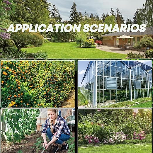 Drip Irrigation System - Irrigation System for Garden w/ 1/4" & 1/2" Fast-Lock Tubing - Adjustable Nozzles & Sprinklers Garden Watering System(164FT Kits)