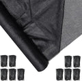 12 x 100 ft Black Shade Cloth Roll for Covering Garden 70% Mesh UV Resistant Net with Ties for Patio Outdoor Greenhouse Fence Flower Plant Cover Canopy