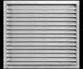 HVAC Premium 32"W x 32"H Aluminum Exterior Gable Louver Vent for Walls & Crawlspace - Weather-Resistant Air Grille with Screen Mesh - [Outer Dimensions 33.75"W x 33.75"H]