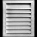 HVAC Premium 14"W x 16"H Aluminum Exterior Gable Louver Vent for Walls & Crawlspace - Weather-Resistant Air Grille with Screen Mesh - [Outer Dimensions 15.75"W x 17.75"H]