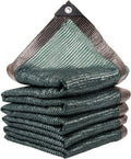 70% 20 X 48 FT Green Shade Cloth, Outdoor Woven Sun Shade with Grommets, Durable Breathable Netting Shading Antifreezing for Patio, Garden, DIY Home, Plants Cover, Greenhouse, Dog Kennel