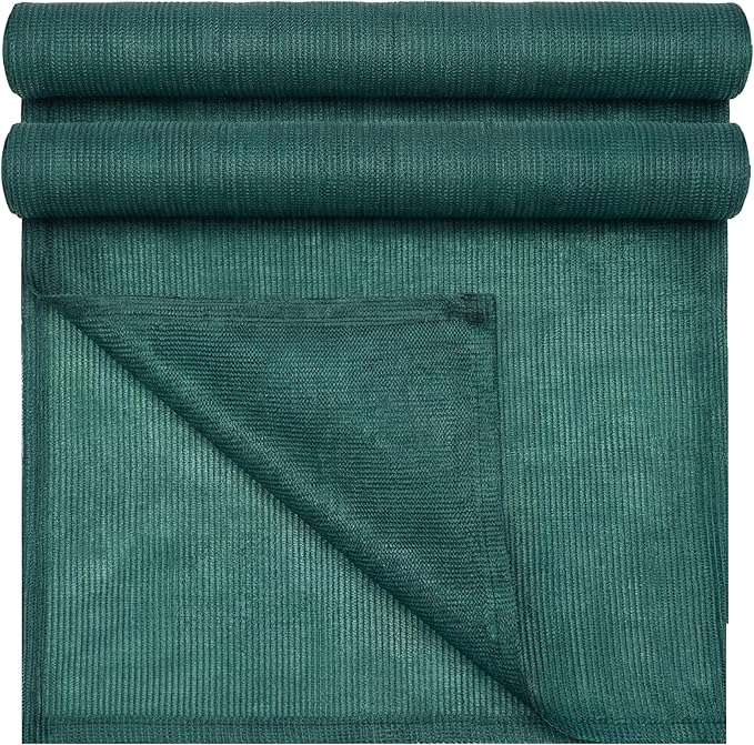 40% 6ft x 200ft Bulk Eyelets Shade Cloth Roll UV Resistant Sunblock Shade Net Windscreen Cover Fabric Roll for Garden Greenhouse Flower Plant Patio Kennel Canopy(Green)