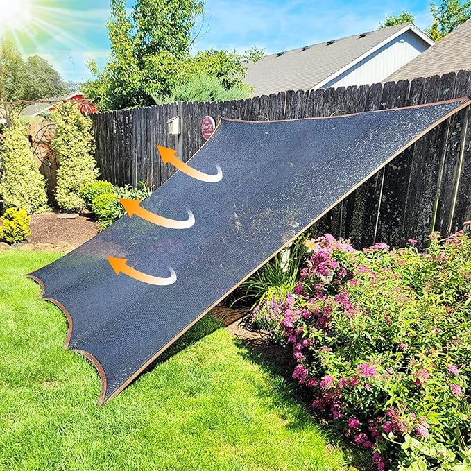 QLOFEI Shade Cloth - for Plants Greenhouse, 70% Sunblock Shade Sails -for Outdoor Garden Pergola Patio Lawn Sun Shade Cloths for Kennel Chicken Coop Easier to Hang Plant Shade Net Cover