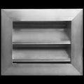 HVAC Premium 8"W x 6"H Aluminum Exterior Gable Louver Vent for Walls & Crawlspace - Weather-Resistant Air Grille with Screen Mesh - [Outer Dimensions 9.75"W x 7.75"H]