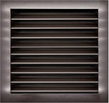 HVAC Premium 20"W x 20"H Aluminum Exterior Gable Louver Vent for Walls & Crawlspace - Weather-Resistant Air Grille with Screen Mesh - Brown [Outer Dimensions 21.75"W x 21.75"H]