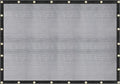 [Windscreensupplyco] 60-70% 10 FT X 12 FT Mesh Tarp/Shade Cloth 9-Needle Knitted Heavy Duty Black with Grommets for Green House, Garden, pergola, Pools, Dump Truck - MT1012BLKX1