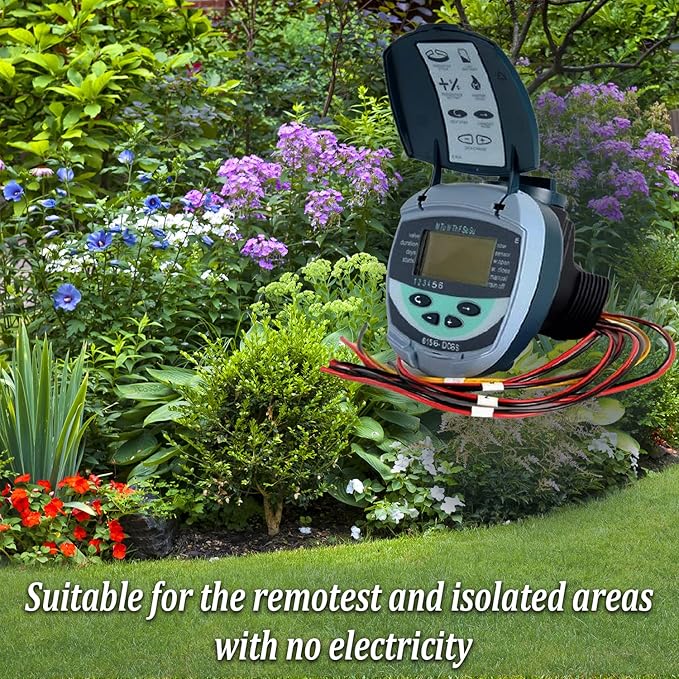 Galcon 61562 DC-6S, 6 Station Battery Operated Irrigation Timer for Sprinkler, Drip, & Propagation. Indoor & Outdoor. Daily or Cyclic Programs, Home, Garden, Nurseries, Greenhouses Misting GAJFSI002P0