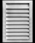HVAC Premium 14"W x 20"H Aluminum Exterior Gable Louver Vent for Walls & Crawlspace - Weather-Resistant Air Grille with Screen Mesh - [Outer Dimensions 15.75"W x 21.75"H]