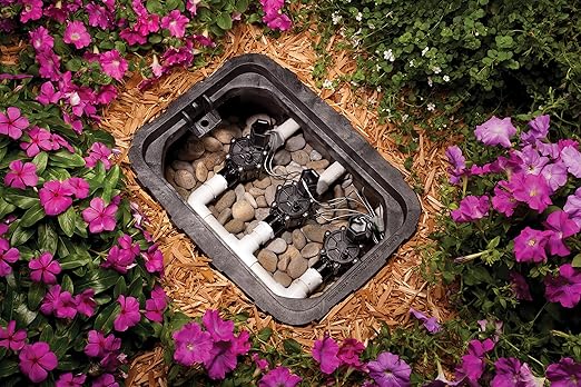 Rain Bird ARC8 App-Based Indoor/Outdoor Smart Irrigation WiFi Timer/Controller, Gray and Green & CPF075 in-Line Automatic Sprinkler Valve with Flow Control, 3/4" Threaded Female x Female