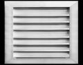 HVAC Premium 22"W x 16"H Aluminum Exterior Gable Louver Vent for Walls & Crawlspace - Weather-Resistant Air Grille with Screen Mesh - [Outer Dimensions 23.75"W x 17.75"H]